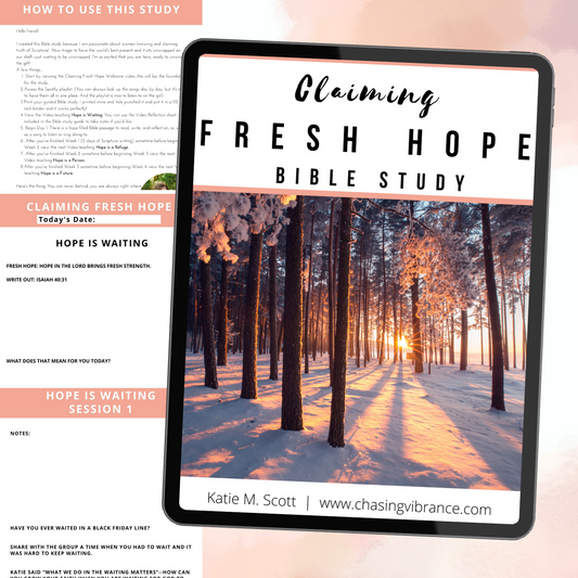 Claiming Fresh Hope Bible Study